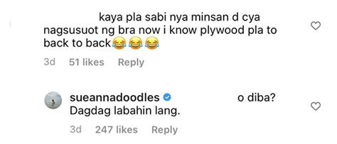 sue ramirez butt|Sue Ramirez Responds To Netizen's Body.